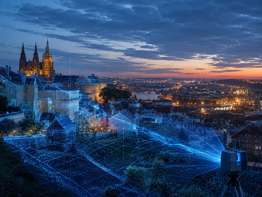 Česká městská zástavba pro digitalizaci